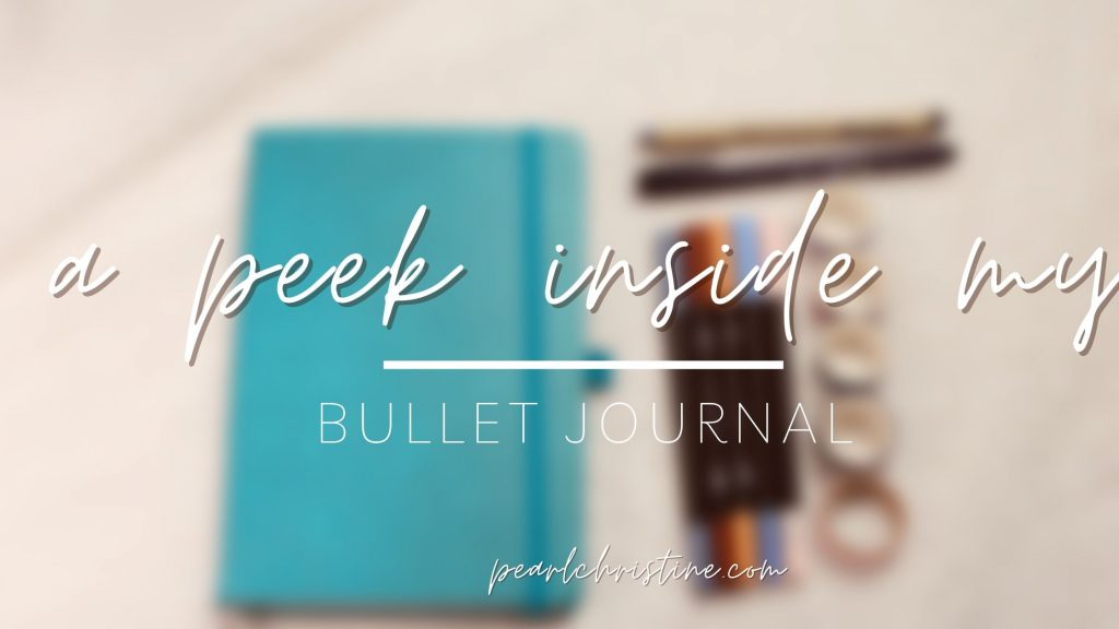 my 2023 bullet journal set up